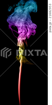 Abstract multicolored smoke 21682953