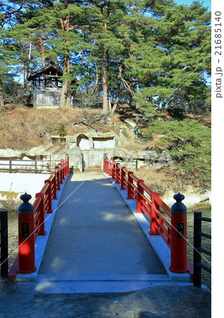 雄島にかかる渡月橋 21685140
