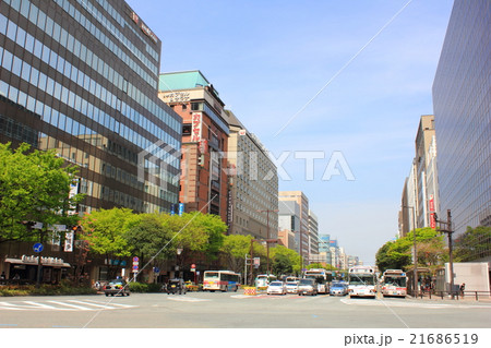 福岡市　大博通り 21686519