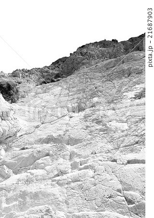 and dry bush rock alone in the sky   21687903