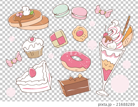 お菓子のイラスト 21688289