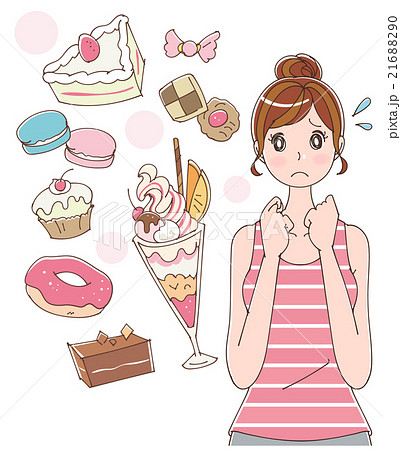 食事制限のイラスト 21688290