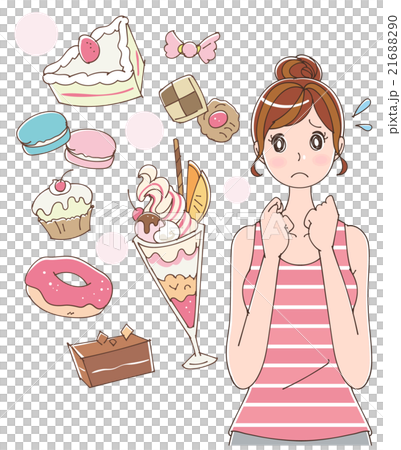 食事制限のイラスト 21688290