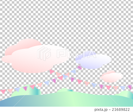 Sports festival event outdoor athletic meeting fairy tale pale Japanese Japanese color sky Sports festival event outdoor athletic meeting fairy tale pale Japanese Japanese color sky 21689822