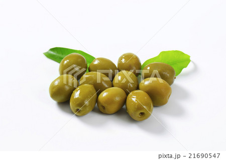Spanish green olives 21690547
