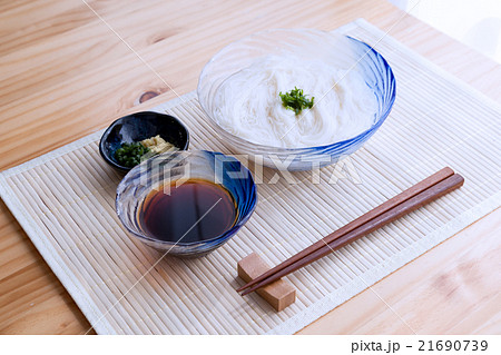そうめん　素麺　ランチョンマット 21690739