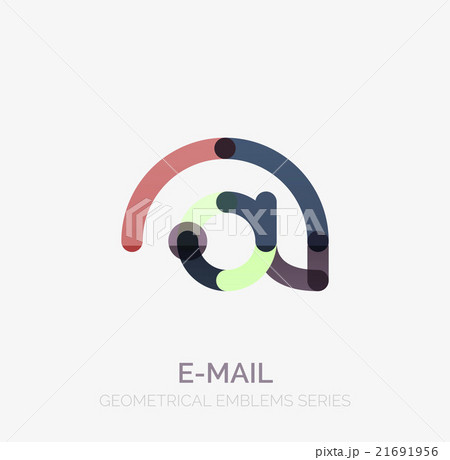 Vector email business symbol, or at sign logo 21691956
