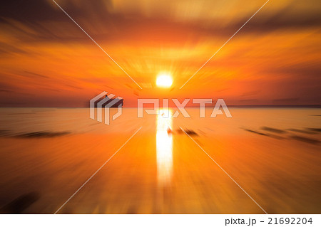 Ship in sunset in sea Ship in sunset in sea 21692204