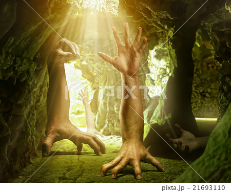 Strange human hands 21693110