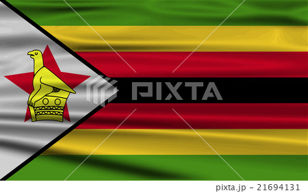 Flag of Zimbabwe with old texture. Vector Flag of Zimbabwe with old texture. Vector 21694131