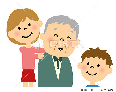 シニア おじいちゃんと孫 シニア おじいちゃんと孫 21694389