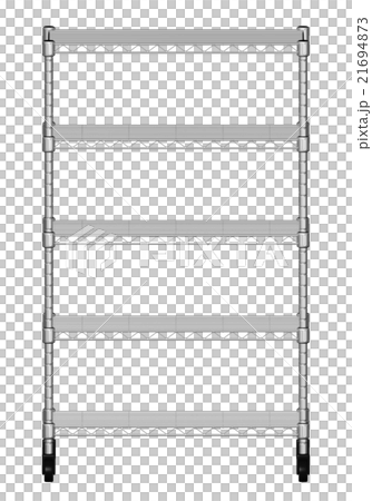 メタルラックのイラスト素材