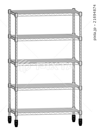 メタルラックのイラスト素材