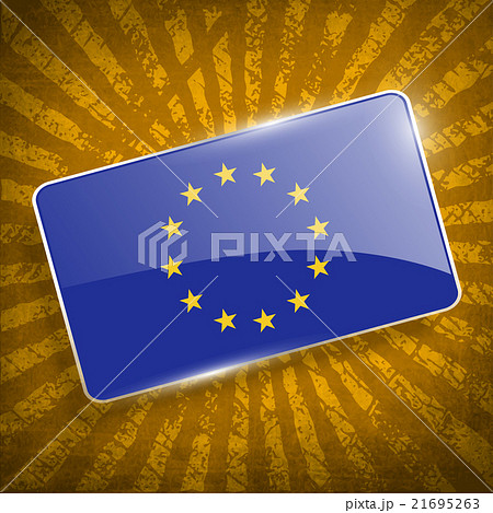 Flag of European Union with old texture. Vector Flag of European Union with old texture. Vector 21695263
