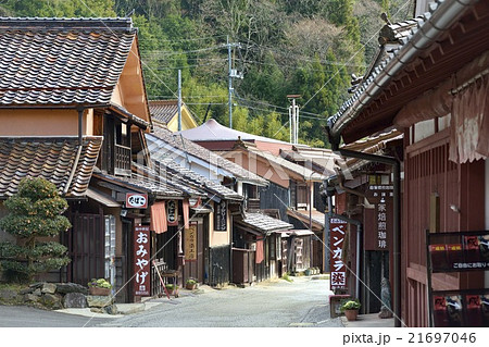 吹屋の家並み 21697046