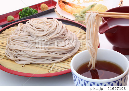 そば　天ぷら　ざる蕎麦　年越し蕎麦　天ぷら蕎麦　箸上げ 21697198
