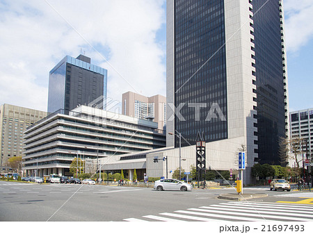 内幸町交差点の風景(東京都千代田区) 内幸町交差点の風景(東京都千代田区) 21697493