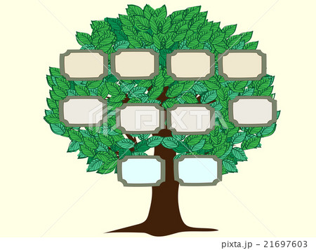 Family tree couple vector background 21697603