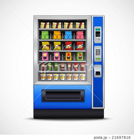 Realistic Snacks Vending Machine  21697816