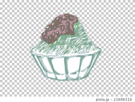 かき氷（宇治金時） 21698318