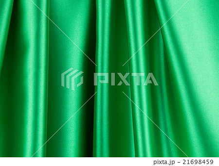 Green drapery. 21698459