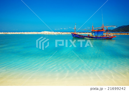 Malibu beach at Koh Phangan Island, Thailand 21699242