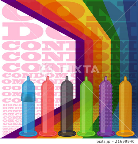 Condoms striped background 21699940