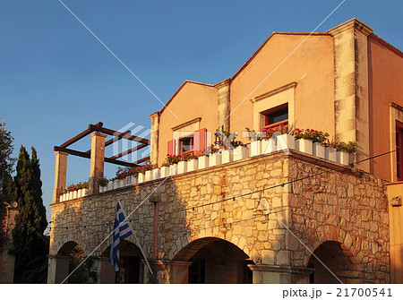 stone country house with roof terrace, Greece. 21700541