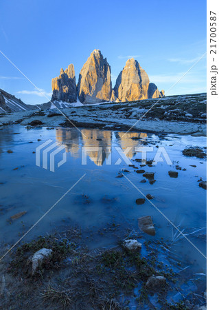 Tre Cime. Dolomite Alps, Italy Tre Cime. Dolomite Alps, Italy 21700587