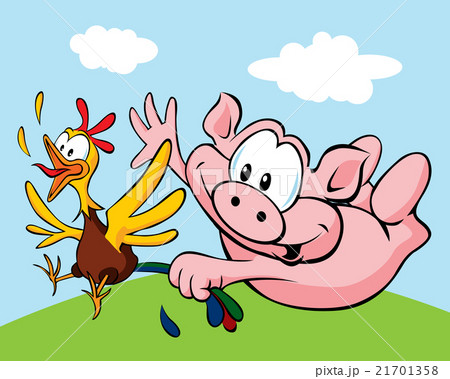 pig catch a hen pig catch a hen 21701358