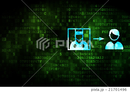 Law concept: Criminal Freed on digital background Law concept: Criminal Freed on digital background 21701496