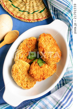 Vegetarian cutlets with spices, selective focus. Vegetarian cutlets with spices, selective focus. 21701559