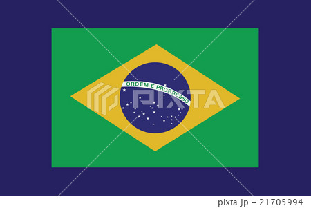 brazil flag over green background 21705994