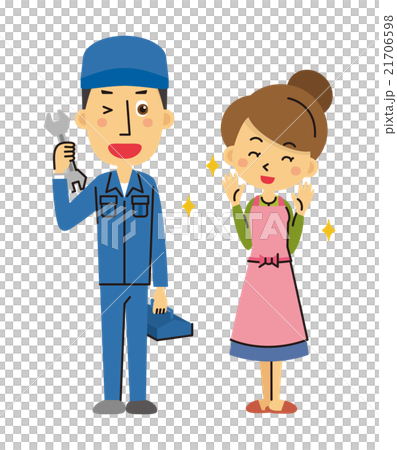 修理 工事 点検 チェック【三頭身・シリーズ】 修理 工事 点検 チェック【三頭身・シリーズ】 21706598