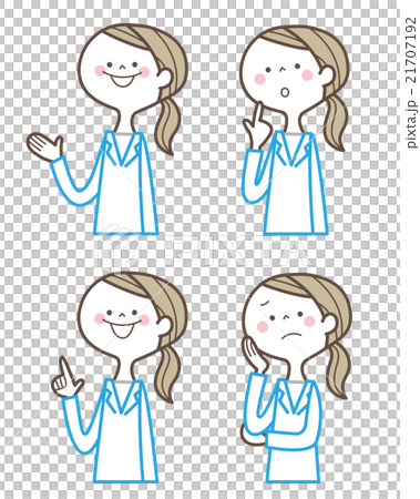 A lady in white A lady in white 21707192