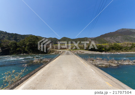 高知県四万十町 第二三島沈下橋 高知県四万十町 第二三島沈下橋 21707504