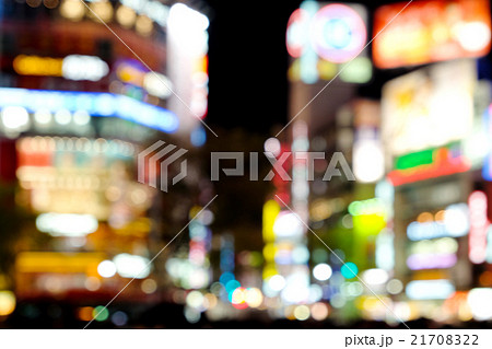 Out of focus lights in Shibuya Crossing at night Out of focus lights in Shibuya Crossing at night 21708322