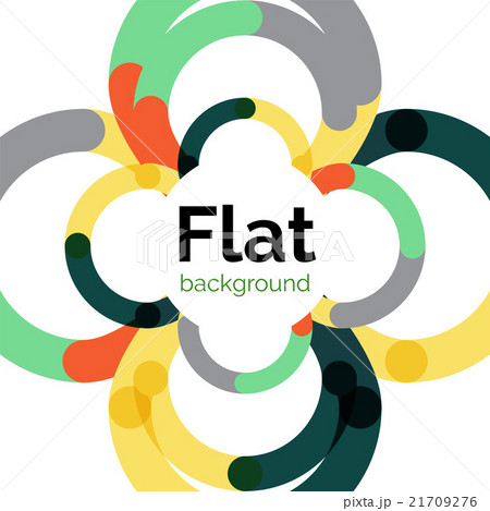 Colorful connected lines on white - abstract Colorful connected lines on white - abstract 21709276