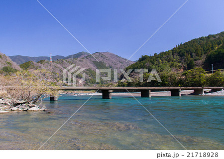 高知県四万十町 茅吹手沈下橋 高知県四万十町 茅吹手沈下橋 21718928