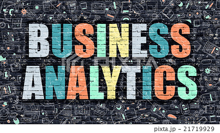 Business Analytics in Multicolor. Doodle Design. Business Analytics in Multicolor. Doodle Design. 21719929