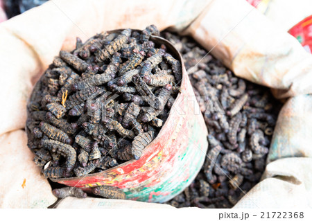 Smoked silkworms, Burkina Faso Smoked silkworms, Burkina Faso 21722368