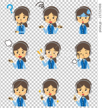 オペレーターのセット【三頭身・シリーズ】 21722408