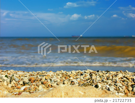 Seascape with ship 21722735