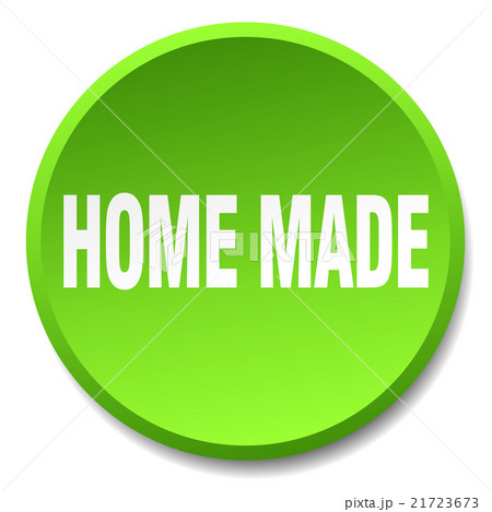 home made green round flat isolated push button home made green round flat isolated push button 21723673