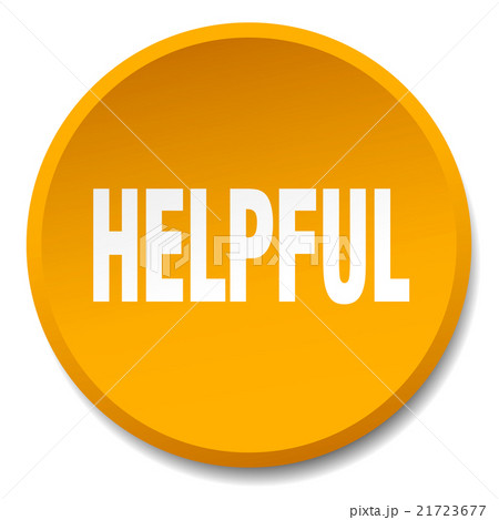helpful orange round flat isolated push button helpful orange round flat isolated push button 21723677