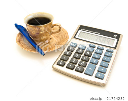 calculator, Coffee and Pen calculator, Coffee and Pen 21724282