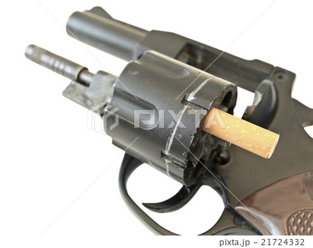 Gun with Cigarette 21724332
