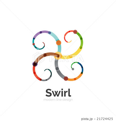 Vector swirl circle logo Vector swirl circle logo 21724425