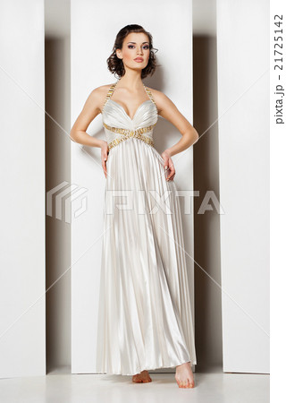 The beautiful young woman in a wedding dress The beautiful young woman in a wedding dress 21725142