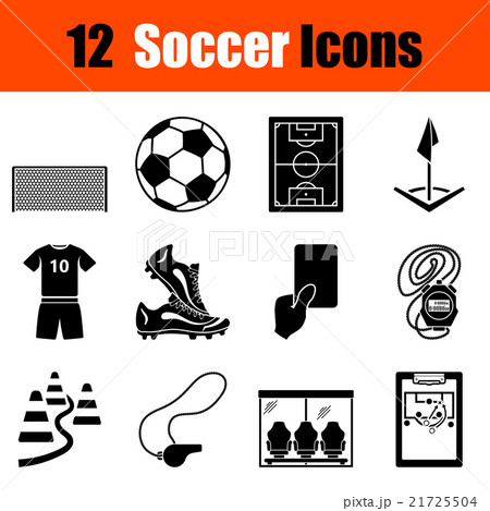 Set of soccer icons 21725504